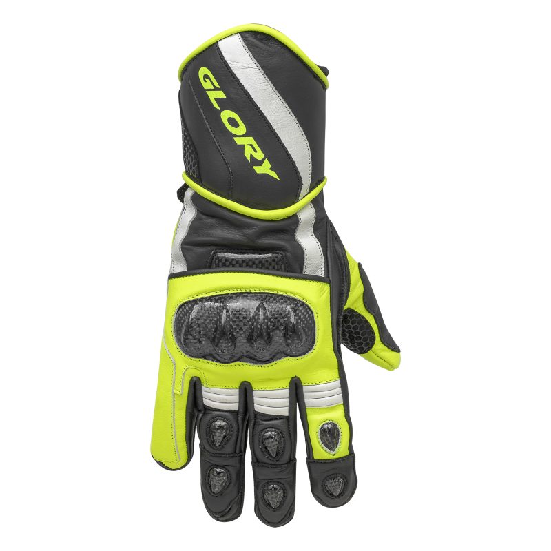 Glory EVO Tech 2 Leather Racing Gloves Back Glory EVO Tech 2 Leather Racing Gloves Back