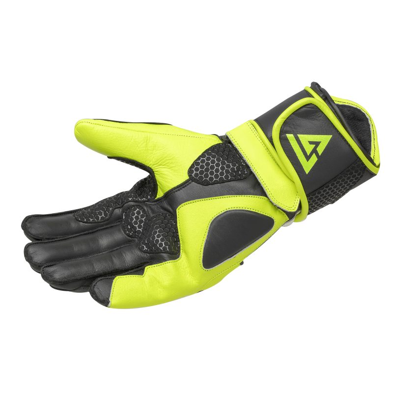Glory EVO Tech 2 Leather Racing Gloves Front Side Glory EVO Tech 2 Leather Racing Gloves Front Side