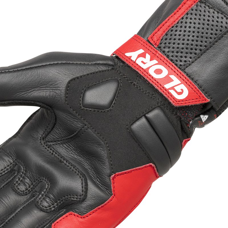 Glory Raptor X3 Motorbike Leather Gloves Front Zoom Raptor Gloves Front Zoom
