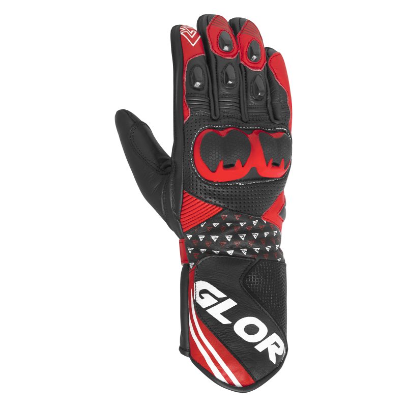 Glory Raptor X3 Motorbike Leather Gloves Side Back Glory Raptor X3 Motorbike Leather Gloves Side Back