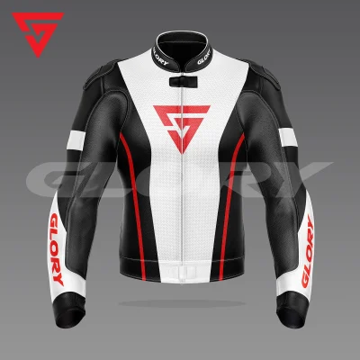 Glory Raptor X3 Motorbike Leather Jacket Front