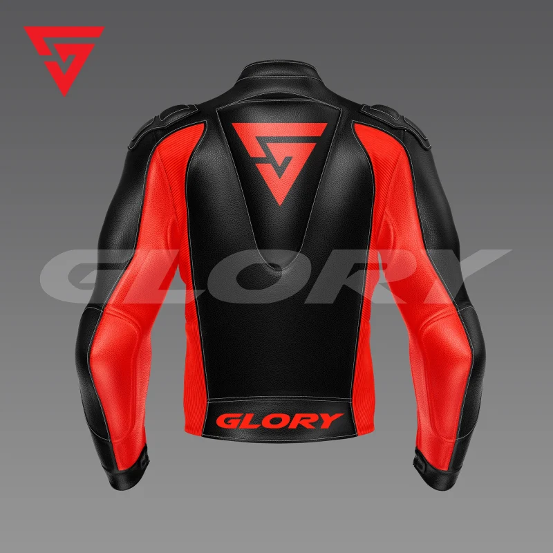 Glory Victor Motorbike Race Jacket Back 3D Glory Victor Motorbike Race Jacket Back 3D