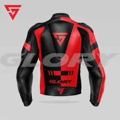 Glory Helix R3 Motorcycle Jacket (Red/Black) Back 3D