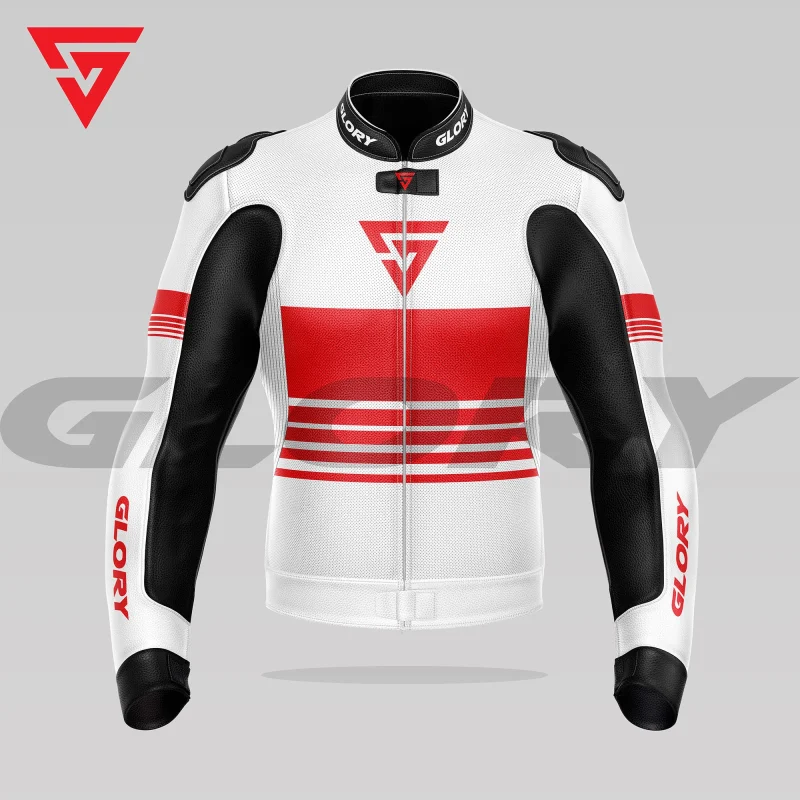 Glory Nimbus V1 Motorcycle Leather Jacket Front 3D