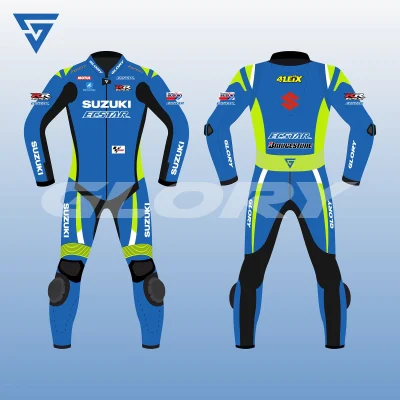 Aleix Espargaro MotoGP 2015 Suit Team Suzuki Ecstar image