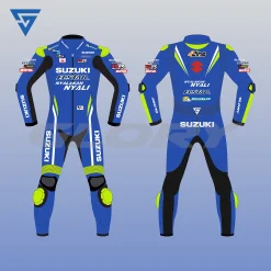 Alex Rins MotoGP 2018 Suit Team Suzuki Ecstar Image