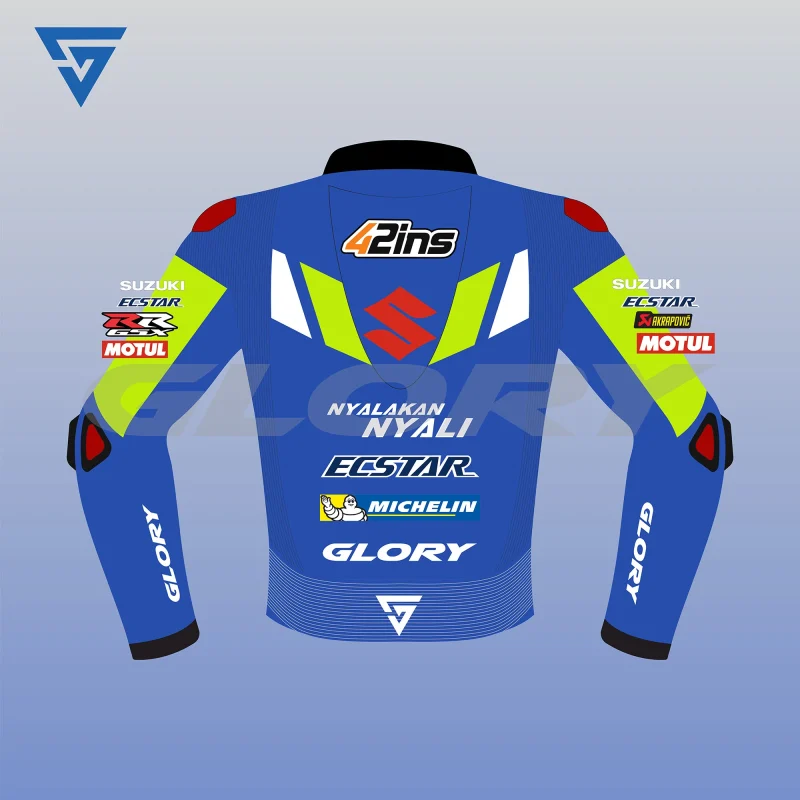 Alex Rins MotoGP 2019 Jacket Team Suzuki Ecstar Image Two Alex Rins MotoGP 2019 Jacket Team Suzuki Ecstar Image Two