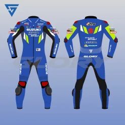 Alex Rins MotoGP 2019 Suit Team Suzuki Ecstar Image