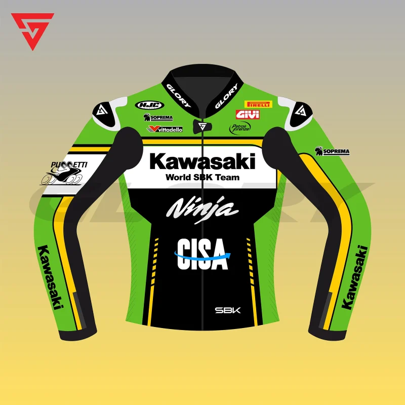 Garrett Gerloff WSBK 2025 Jacket Kawasaki WorldSBK Team Image One