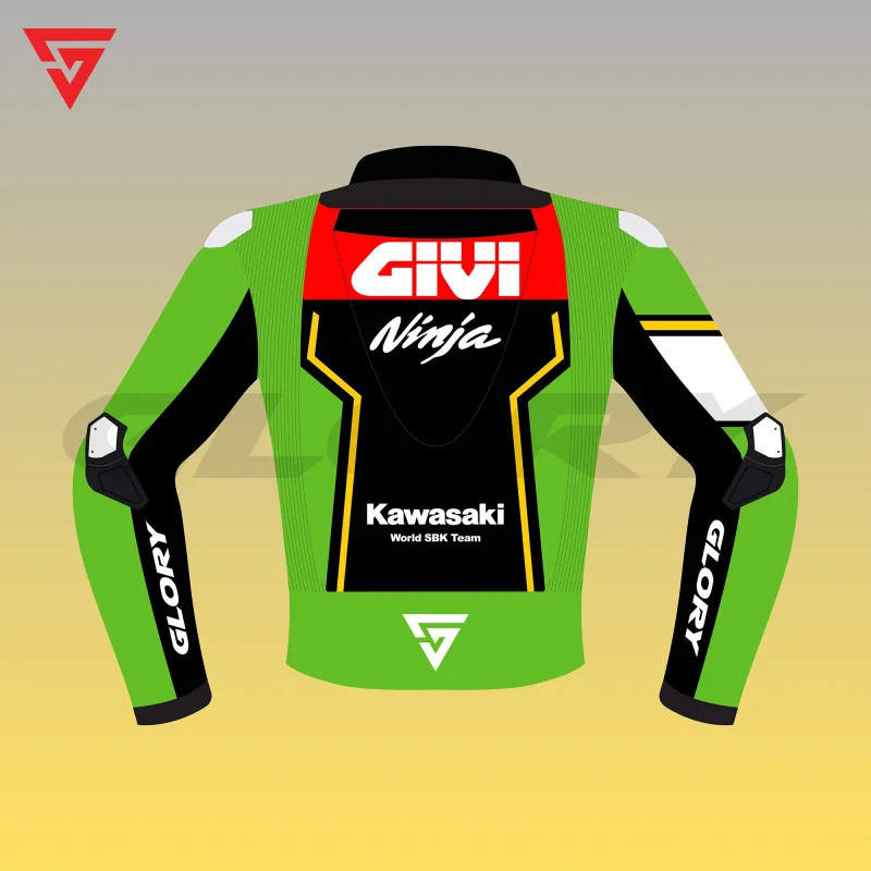 Garrett Gerloff WSBK 2025 Jacket Kawasaki WorldSBK Team Image Two Garrett Gerloff WSBK 2025 Jacket Kawasaki WorldSBK Team Image Two
