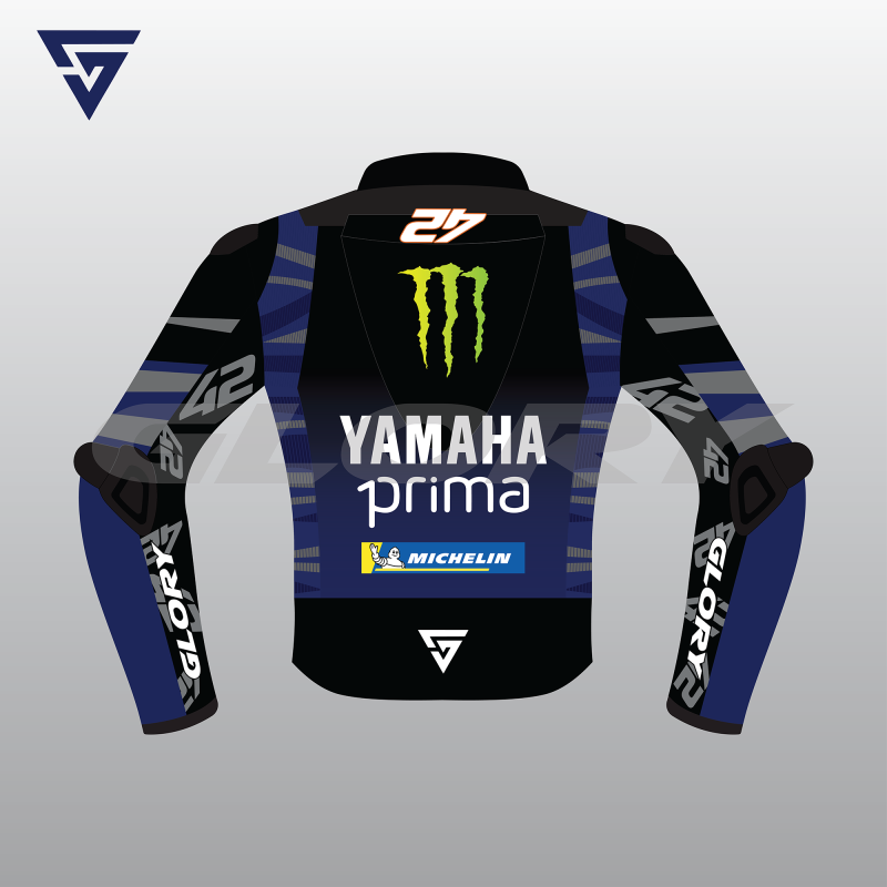 Alex Rins MotoGP 2025 Jacket Monster Energy Yamaha MotoGP Team Image Two Alex Rins MotoGP 2025 Jacket Monster Energy Yamaha MotoGP Team Image Two