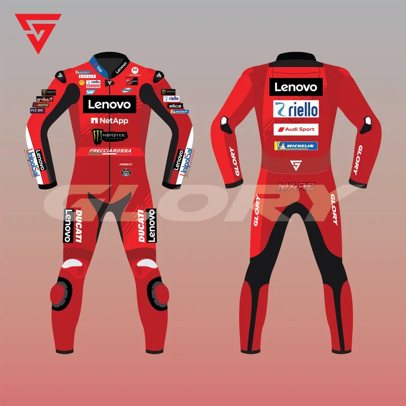 Marc Marquez MotoGP 2025 Suit Ducati Lenovo Team Image