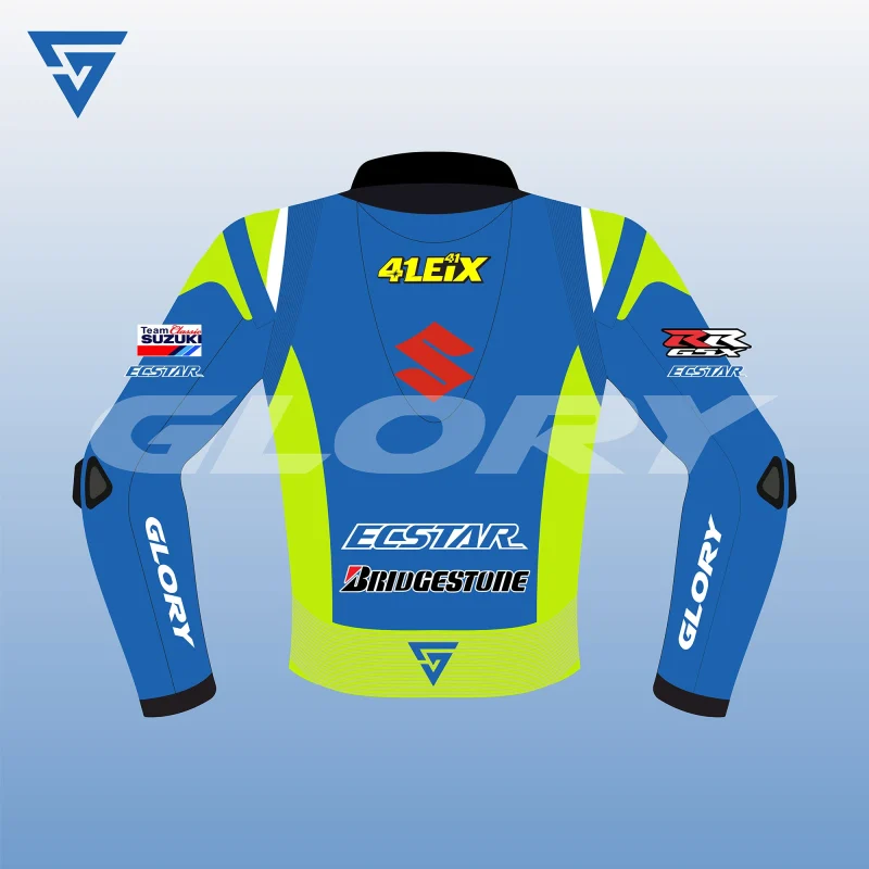 Aleix Espargaro MotoGP 2015 Jacket Team Suzuki Ecstar Image Two Aleix Espargaro MotoGP 2015 Jacket Team Suzuki Ecstar Image Two
