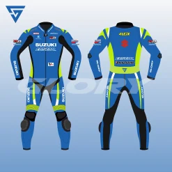 Aleix Espargaro MotoGP 2015 Suit Team Suzuki Ecstar Image