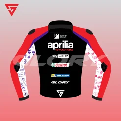 Aleix Espargaro MotoGP 2022 Jacket Aprilia Racing Image Two Aleix Espargaro MotoGP 2022 Jacket Aprilia Racing Image Two