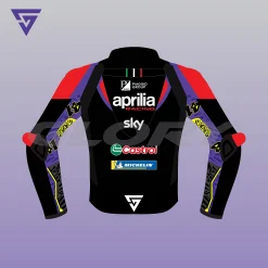 Aleix Espargaro MotoGP 2024 Jacket Aprilia Racing Image Two Aleix Espargaro MotoGP 2024 Jacket Aprilia Racing Image Two