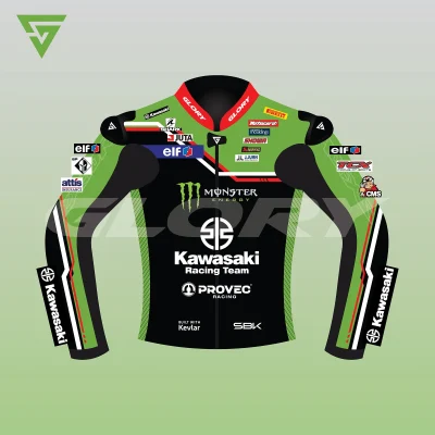 Alex Lowes WSBK 2023 Jacket Kawasaki Racing Team WorldSBK Image One