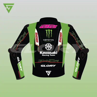 Alex Lowes WSBK 2023 Jacket Kawasaki Racing Team WorldSBK Image Two