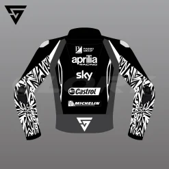 Aleix Espargaro MotoGP 2024 Jacket Aprilia Racing Image Two Aleix Espargaro MotoGP 2024 Jacket Aprilia Racing Image Two