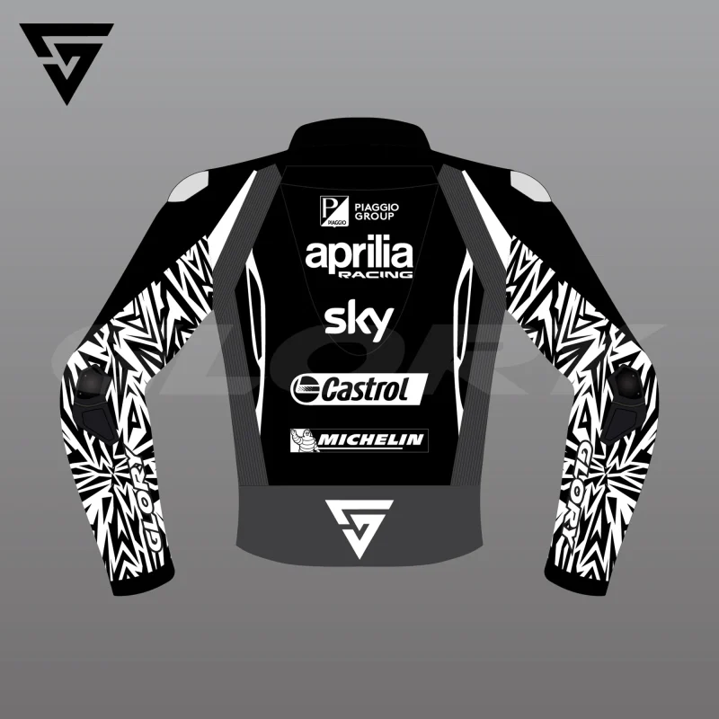 Aleix Espargaro MotoGP 2024 Jacket Aprilia Racing Image Two Aleix Espargaro MotoGP 2024 Jacket Aprilia Racing Image Two
