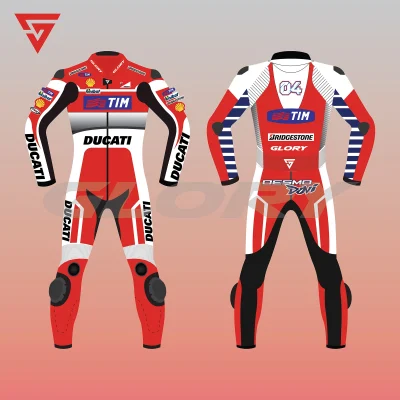 Andrea Dovizioso MotoGP 2016 Suit Ducati Image