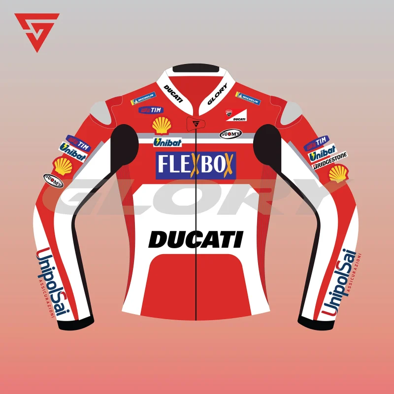 Andrea Dovizioso MotoGP 2017 Jacket Ducati Team Image One