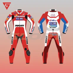 Andrea Dovizioso MotoGP 2017 Suit Ducati Team Image