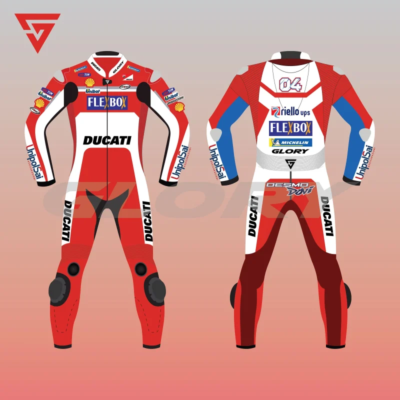 Andrea Dovizioso MotoGP 2017 Suit Ducati Team Image