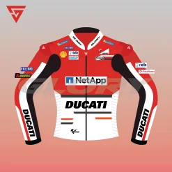 Andrea Dovizioso MotoGP 2018 Jacket Ducati Team Image One