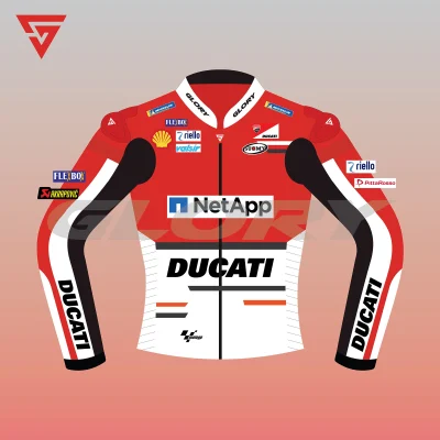 Andrea Dovizioso MotoGP 2018 Jacket Ducati Team Image One
