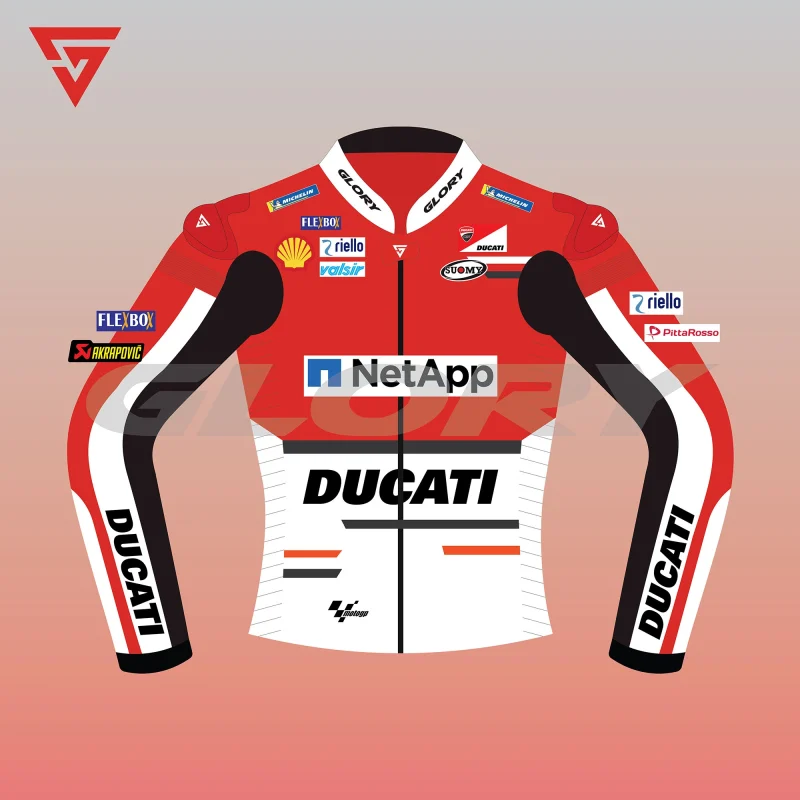 Andrea Dovizioso MotoGP 2018 Jacket Ducati Team Image One
