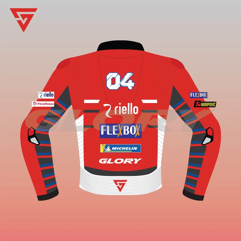 Andrea Dovizioso MotoGP 2018 Jacket Ducati Team Image Two Andrea Dovizioso MotoGP 2018 Jacket Ducati Team Image Two