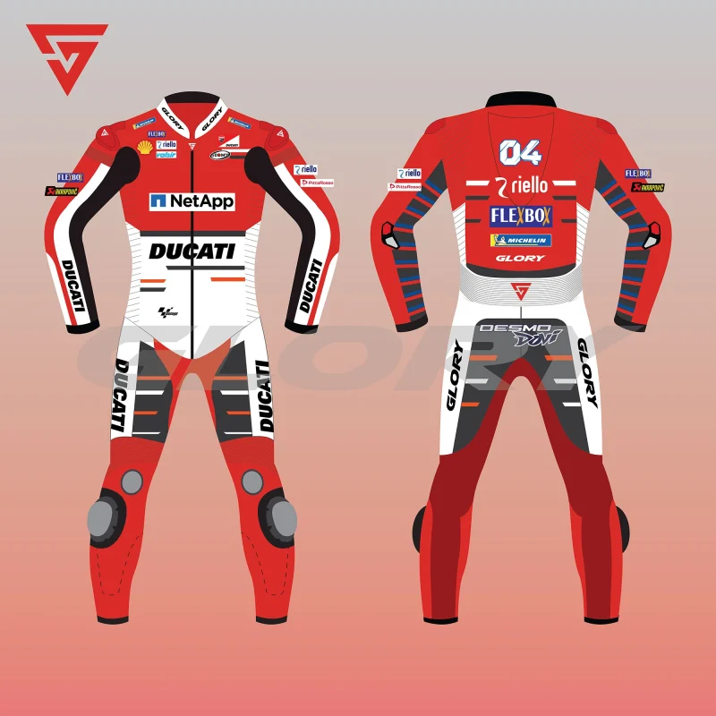 Andrea Dovizioso MotoGP 2018 Suit Ducati Team Image