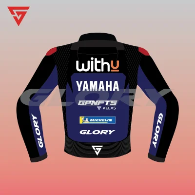 Andrea Dovizioso MotoGP 2022 Jacket WithU Yamaha RNF MotoGP Team Image Two