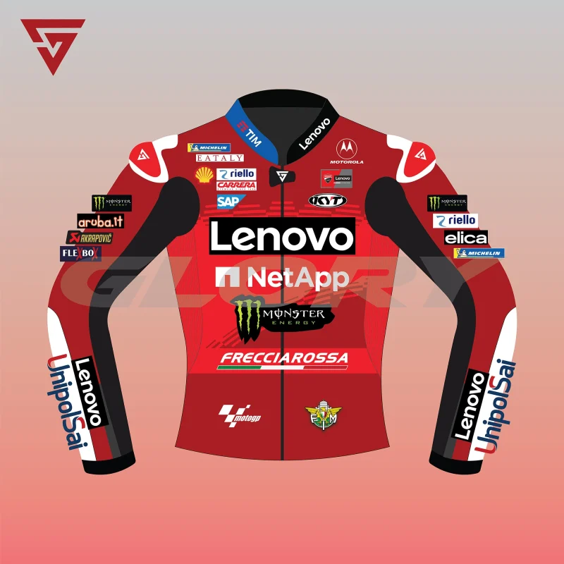 Enea Bastianini MotoGP 2024 Jacket Ducati Lenovo Team Image One