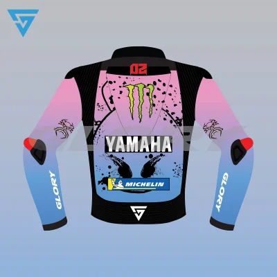 Fabio Quartararo MotoGP Franch 2024 Jacket Monster Energy Yamaha MotoGP Team Image Two