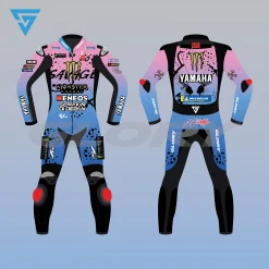 Fabio Quartararo MotoGP Franch 2024 Suit Monster Energy Yamaha MotoGP Team Image