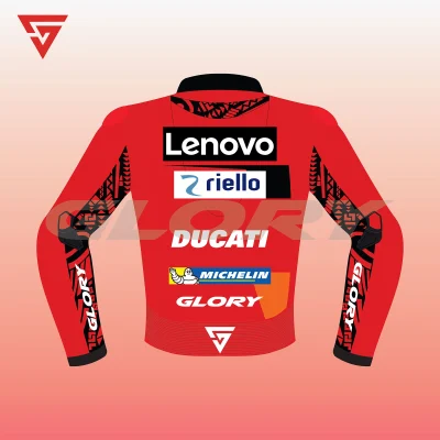 Francesco Bagnaia MotoGP 2023 Jacket Ducati Lenovo Team Image Two