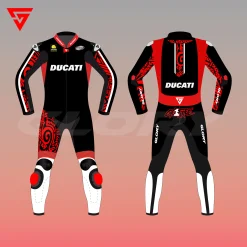 Francesco Bagnaia MotoGP Winter Test 2024 Suit Ducati Lenovo Team Image
