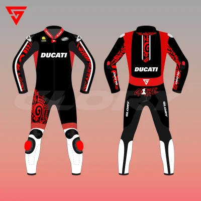 Francesco Bagnaia MotoGP Winter Test 2024 Suit Ducati Lenovo Team Image
