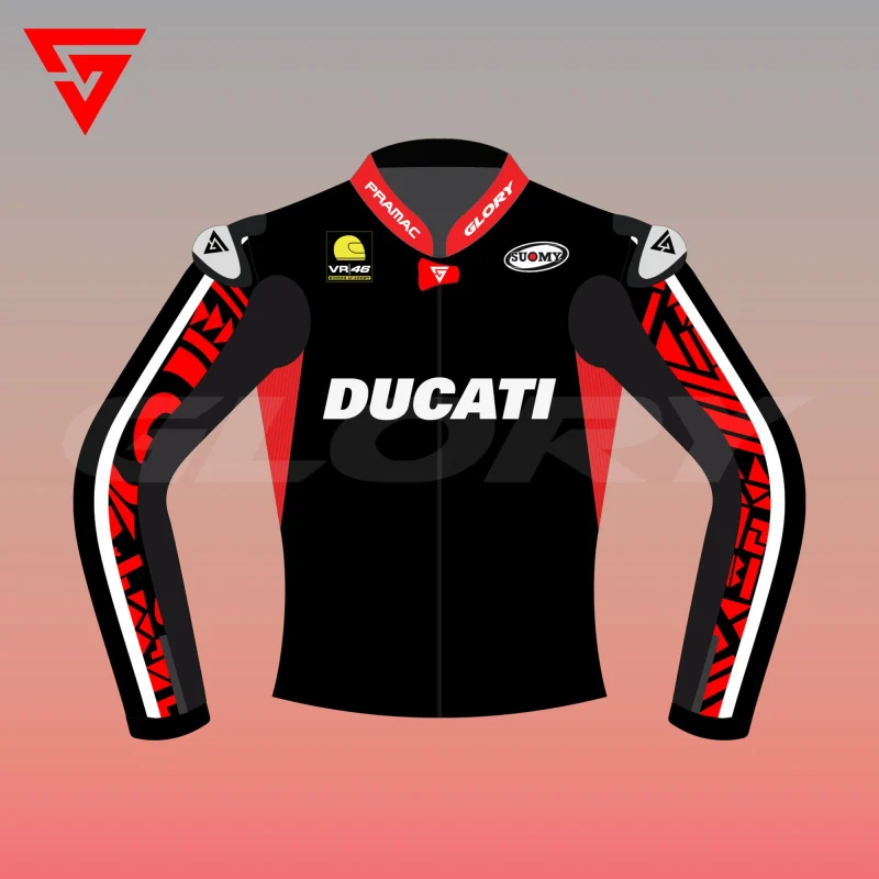 Francesco Bagnaia MotoGP Winter Test 2024 Suit Ducati Lenovo Team Image One