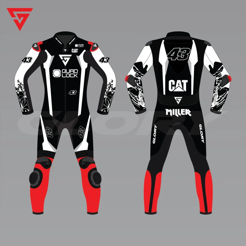 Jack Miller MotoGP Winter Test 2024 Suit Red Bull KTM Factory Racing Image