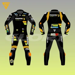 Marco Bezzecchi MotoGP 2023 Suit Mooney VR46 Racing Team Image