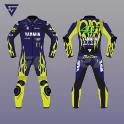 Valentino Rossi 2024 Suit Team Monster Energy