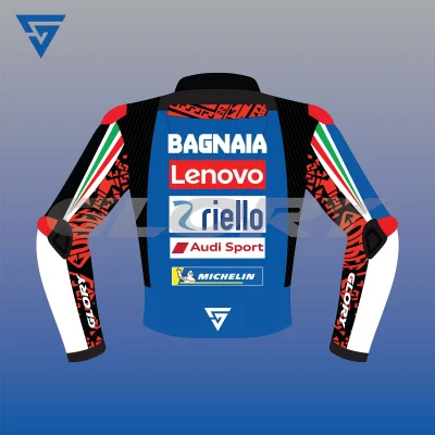 Francesco Bagnaia ItalianGP 2024 Jacket Ducati Lenovo Team Image Two