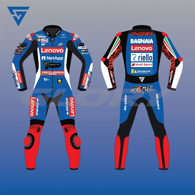Francesco Bagnaia ItalianGP 2024 Suit Ducati Lenovo Team Image Francesco Bagnaia ItalianGP 2024 Suit Ducati Lenovo Team Image