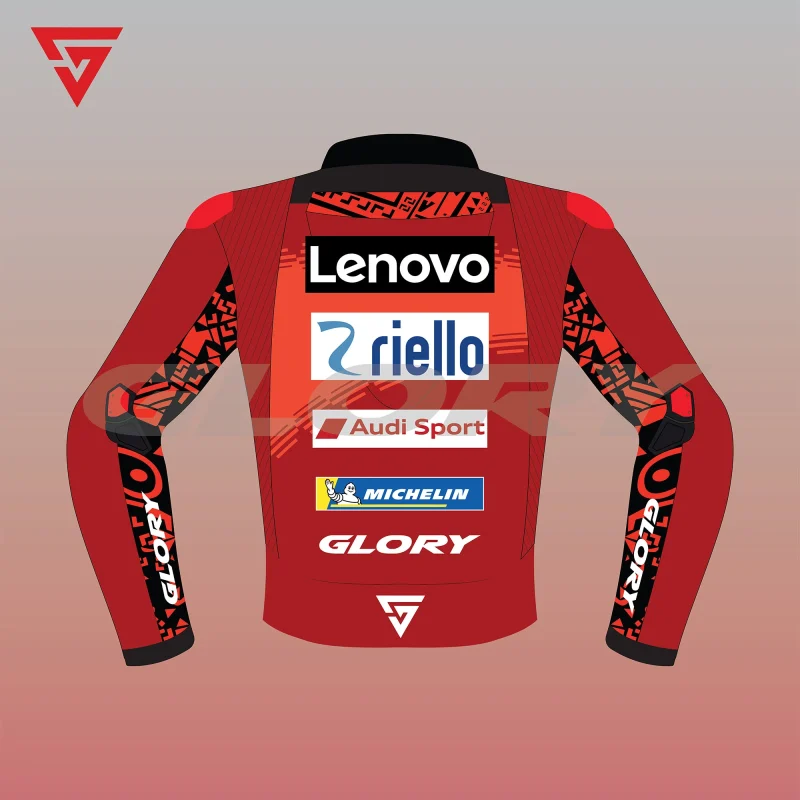 Francesco Bagnaia MotoGP 2024 Jacket Ducati Lenovo Team Image Two Francesco Bagnaia MotoGP 2024 Jacket Ducati Lenovo Team Image Two