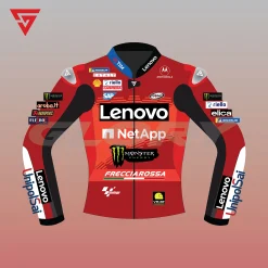 Francesco Bagnaia MotoGP 2024 Suit Ducati Lenovo Team Image One