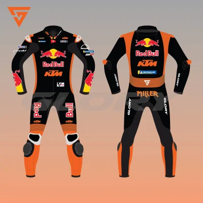 Jack Miller KTM MotoGP 2024 Suit Red Bull KTM Factory Racing Image