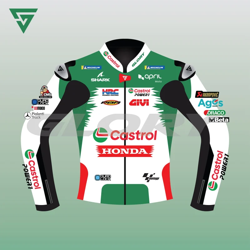 Johann Zarco MotoGP 2024 Jacket Castrol Honda LCR Image One
